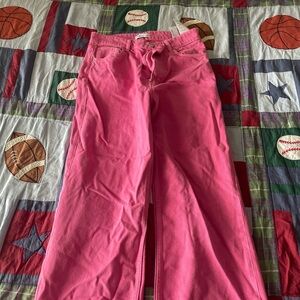zara pink jeans